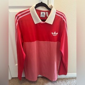 Retro Adidas Adicolor 2023 Unisex Sz L long-sleeve polo shirt